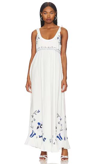 Free People Magda Dress in Ivory. - size L (also in M, S, XS) | Revolve Clothing (Global)