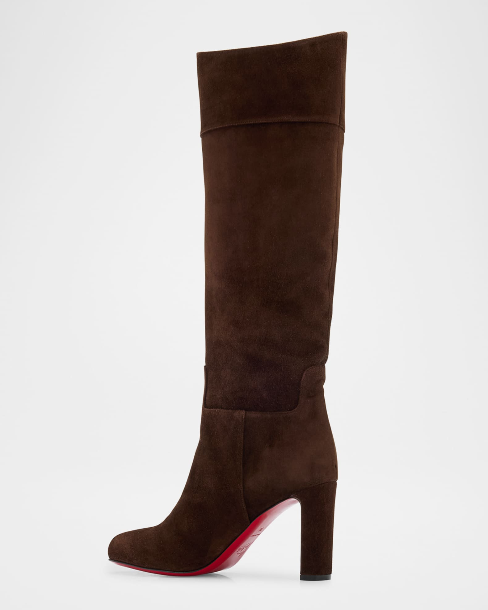 Loo Suede Red Sole Knee Boots | Neiman Marcus