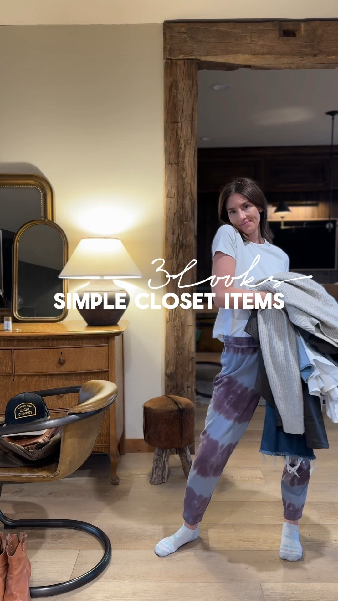 Simple Closet Staple Items, white t shirt, jeans, button down shirt, moto jacket, blazer

#LTKVideo #LTKworkwear #LTKstyletip