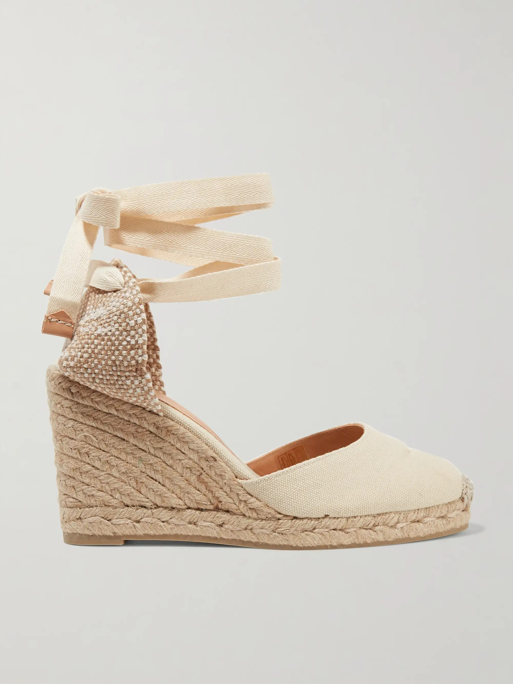 Carina 80 canvas wedge espadrilles | NET-A-PORTER (US)