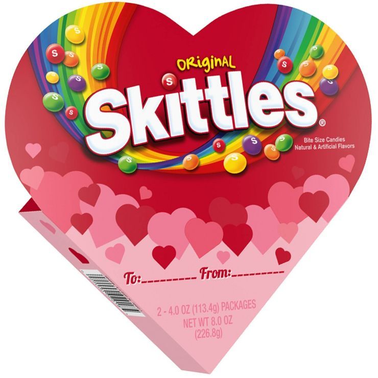 Skittles Valentine's Original Heart - 8oz | Target