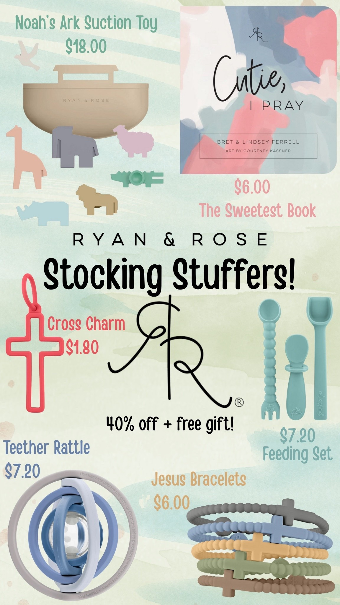 RUUNNNNN!! Ryan & Rose has the perfect stocking stuffers AND they’re 40% off + you get a FREE gift + FREE shipping!!! 🤩 the Noah’s Ark suction set is a must have!!! I linked so much more!

#LTKKids #LTKGiftGuide #LTKSaleAlert