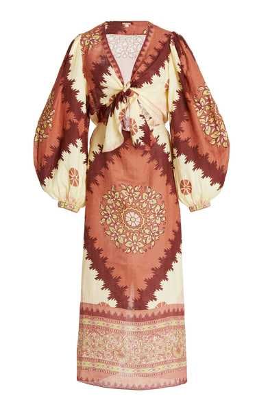 Sacred Soul Printed Linen Dress | Moda Operandi (Global)