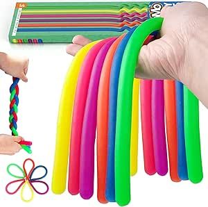 BUNMO Sensory Stretchy Strings 6pk | Calming Monkey Stretch Noodles | Sensory Toys for Kids with ... | Amazon (US)