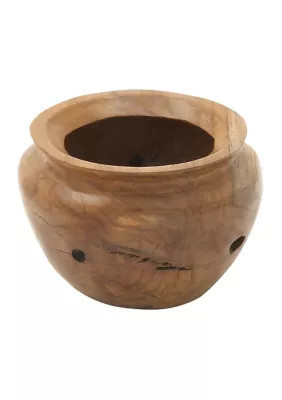 Monroe Lane Bohemian Teak Wood Decorative Bowl, Brown | Belk