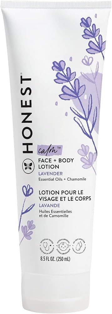 Honest Calming Lavender Hypoallergenic Face And Body Lotion With Naturally Derived Botanicals, Dr... | Amazon (UK)