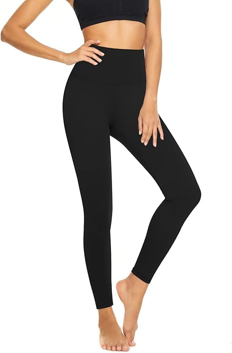 High Waisted Leggings for Women - Tummy Control Yoga Pants for Workout Running Athletic Women's L... | Amazon (US)
