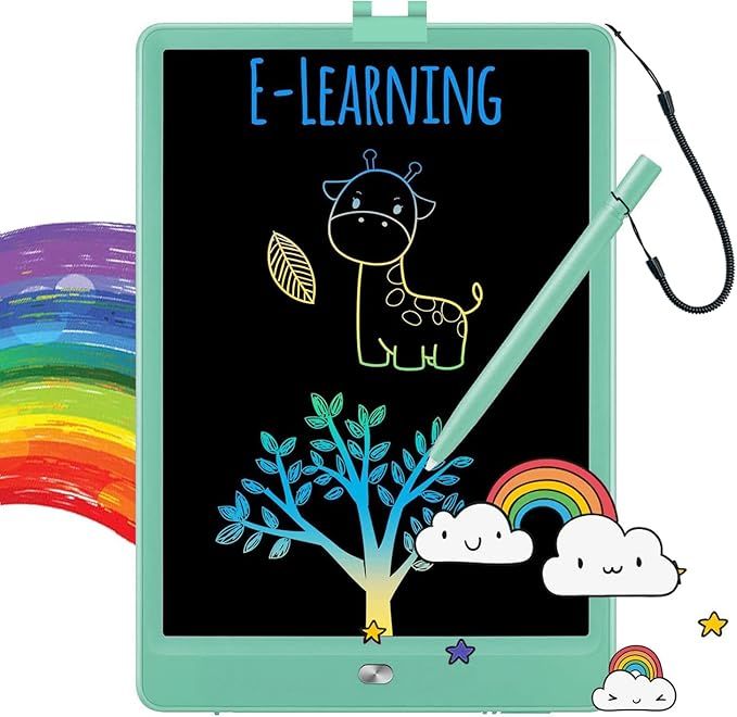 TEKFUN Kids Toys 10Inch LCD Writing Tablet, Zero Mess Coloring Doodle Board Drawing Board for Tod... | Amazon (US)