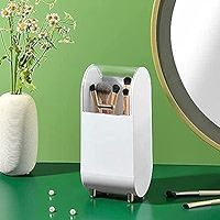 ABS Makeup Brush Holder, High-End Design Large-Capacity Makeup Organizer, Flip Design Light Makeup B | Amazon (US)