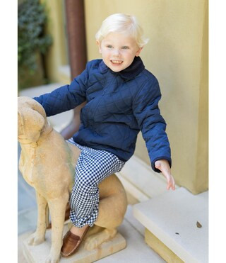 Edgehill Collection x Darby Fallon Clark Little Boys 2T-7 Ward Quilted Barn Coat | Dillard's | Dillard's