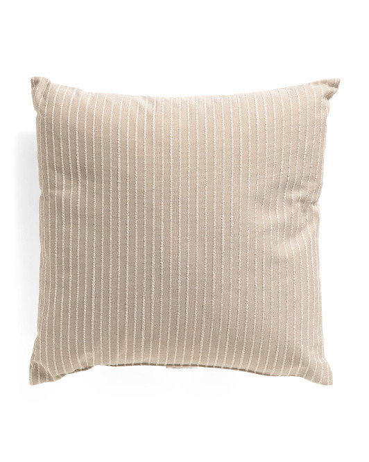 Made In Usa 22x22 Striped Pillow | TJ Maxx
