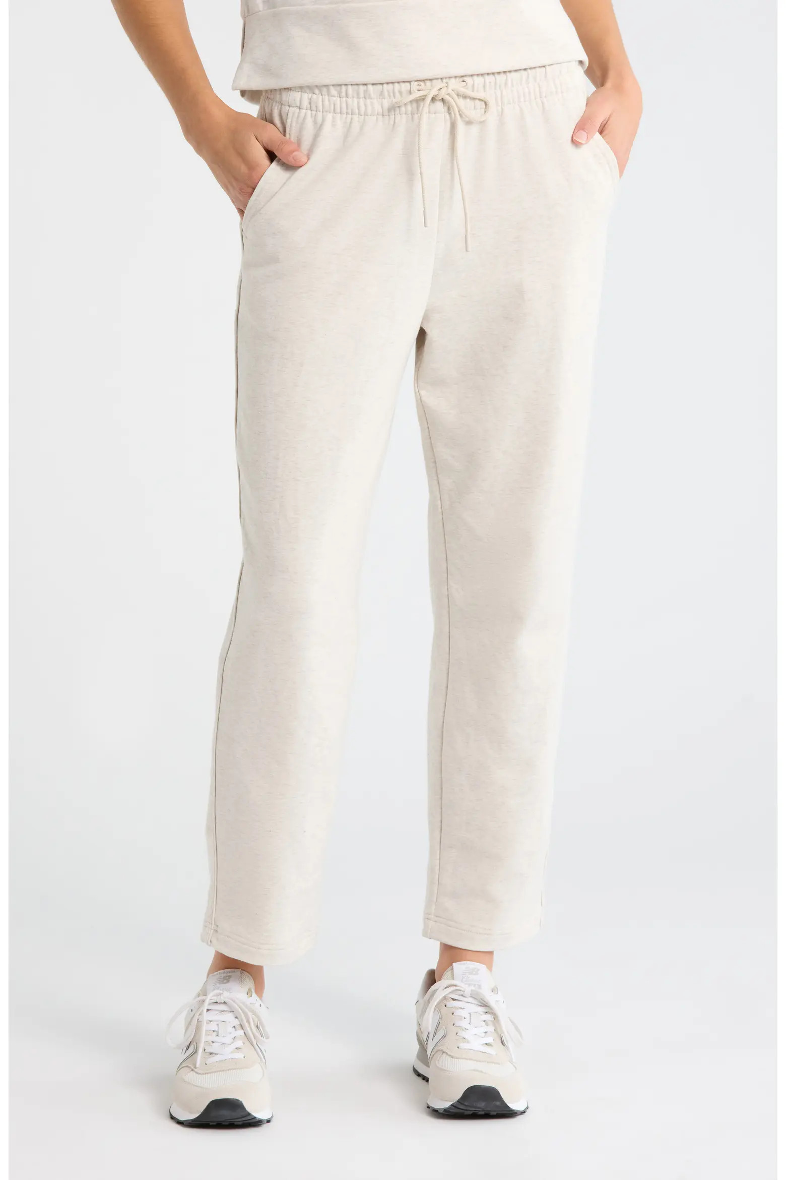 Zella Tempo Terry Ankle Pants (Women) | Nordstrom | Nordstrom