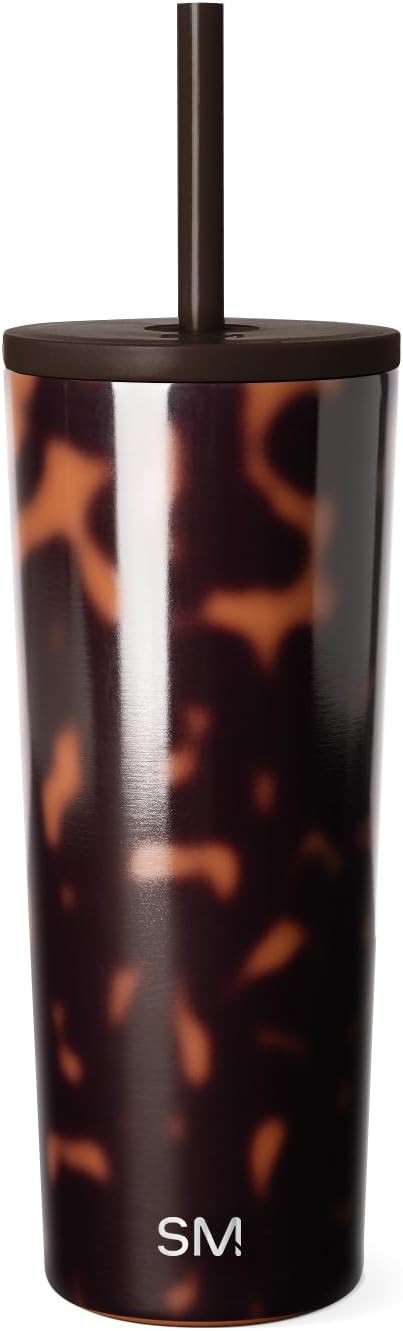 Simple Modern Iced Coffee Tumbler, Insulated | 24oz | Tortoise | Amazon (US)
