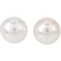 11mm Pearl Stud Earrings With 14K Yellow Gold Posts | Etsy (US)