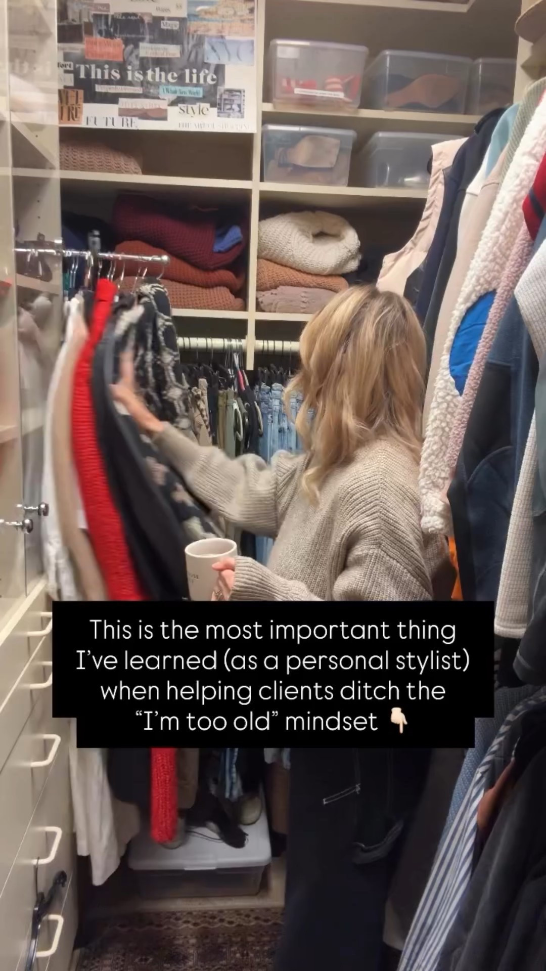 “I’m too old to wear that.” 

We hear it all the time, but here’s the truth: Style doesn’t have an expiration date. 

One of the most important things we’ve learned when helping clients ditch the “too old” mindset is that age isn’t the issue—confidence is. 

💡 Confidence comes from wearing clothes that reflect you today. 
💡 It’s about embracing timeless wardrobe staples and sprinkling in trends that feel authentic. 
💡 It’s choosing fit, fabrics, and accessories that support how you want to show up in the world. 

Age isn’t a limit—it’s an asset. You’ve earned your confidence, so let’s style it to match.—

DM us if you’re ready to love your wardrobe at every age. Let’s create outfits that feel effortless and you. 

#StyleForEveryAge #AgeConfidentStyle #ConfidentDressing #personalstylisttips