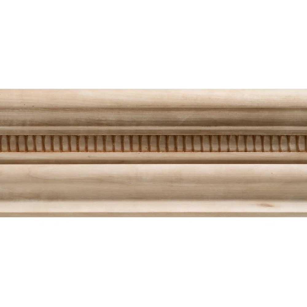 3'' H x 96'' W x 0.85'' D Wood Chair Rail | Wayfair North America