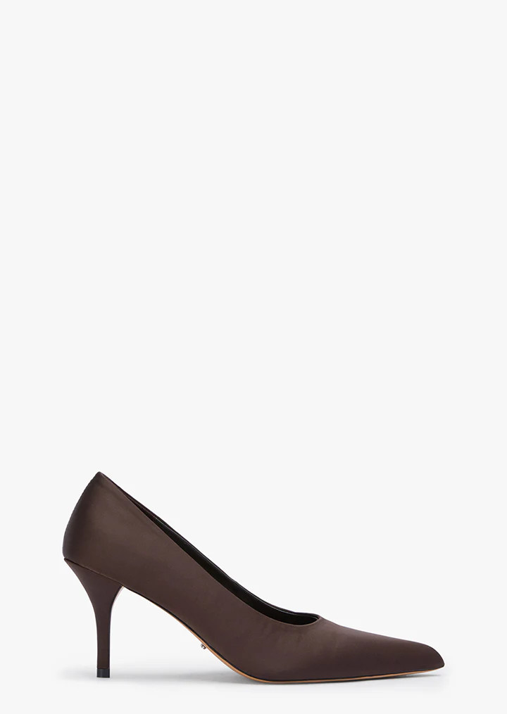 Chloe Choc Satin | Tony Bianco (Australia & New Zealand)