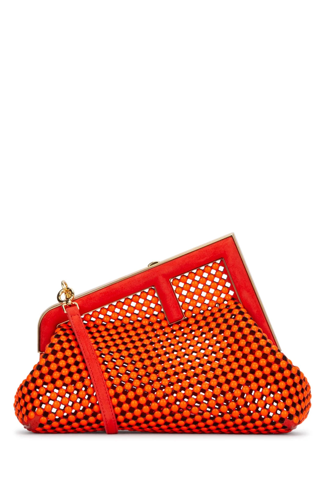 Fendi First Cut-Out Small Clutch Bag | Cettire Global