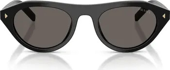 Prada 52mm Irregular Sunglasses | Nordstrom | Nordstrom