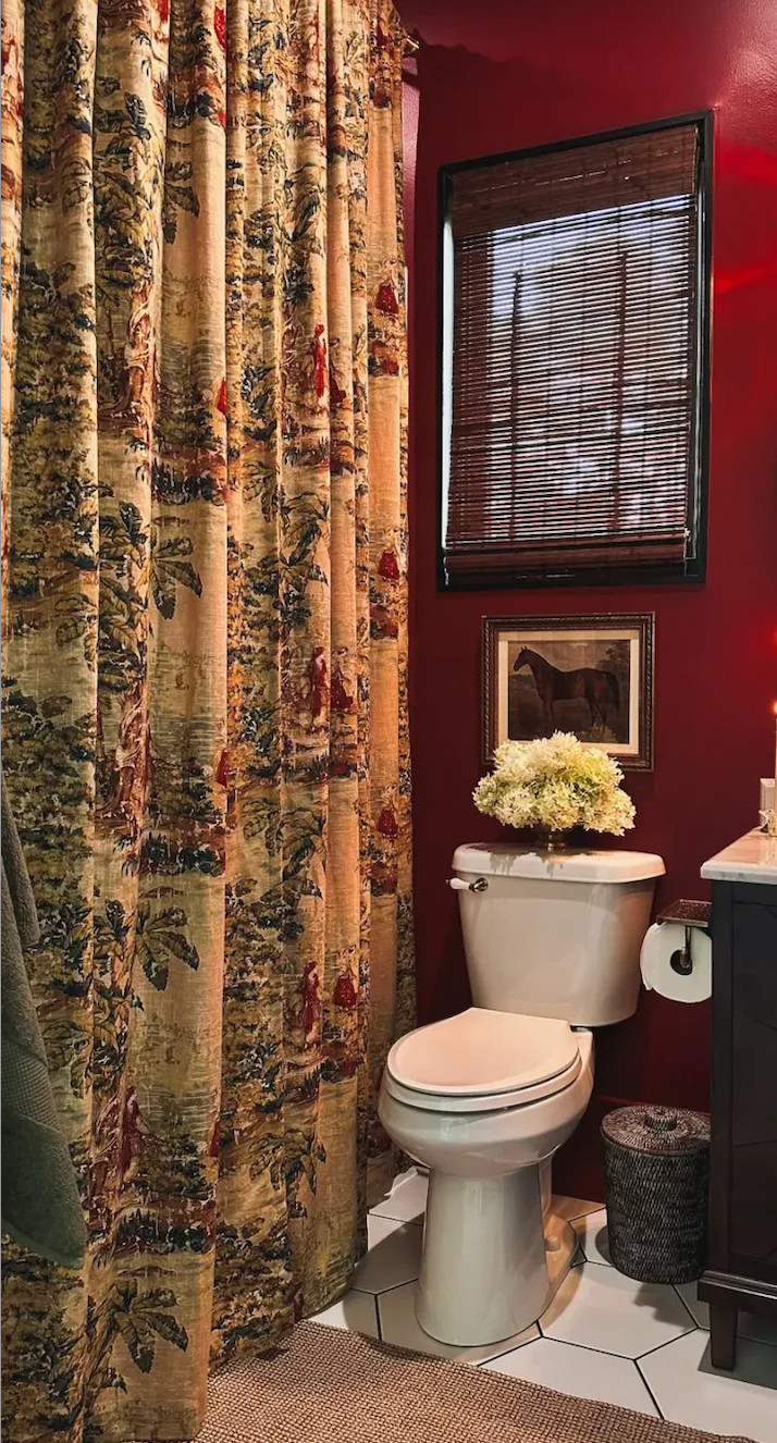 Salute by HGTV Home by Sherwin Williams, paired with a bold pattern, and vintage-look pieces, really give this space so much personality.  

 

#LTKstorytime #LTKdayinmylife #LTKHome