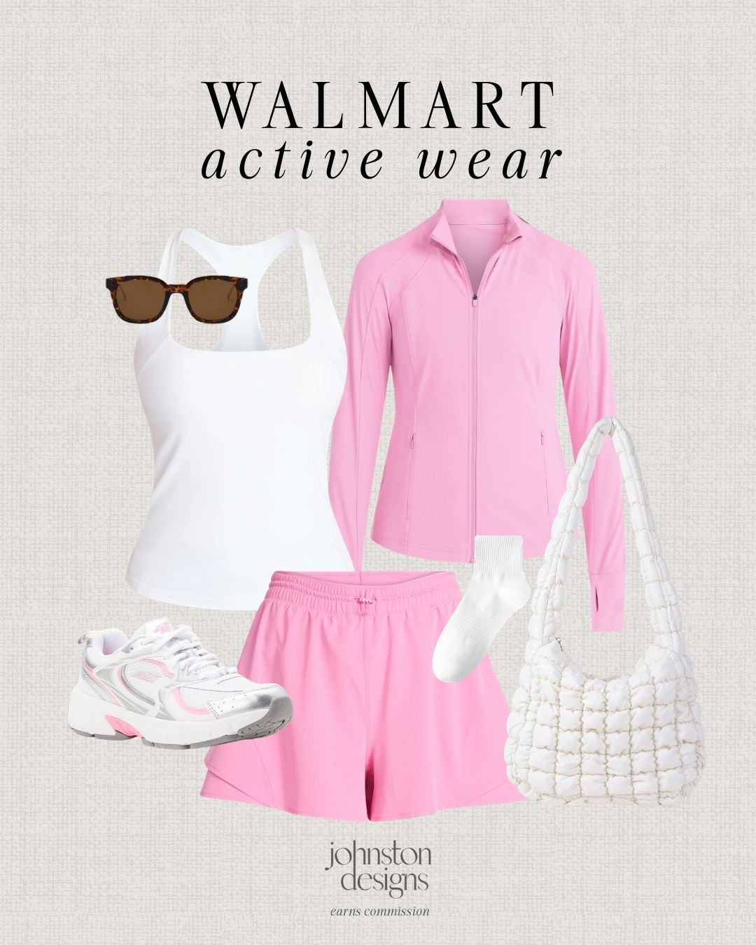 Cute and affordable Walmart activewear for walks, workouts, and everyday errands. 💗

Walmart activewear, Walmart workout clothes, affordable athleisure, pink workout set, women’s athletic outfit, Walmart gym outfit, women’s running shorts, zip up athletic jacket, white workout tank, everyday athleisure outfit, Walmart sneakers, casual sporty outfit, affordable workout set, spring athleisure outfit 

 #LTKootd #LTKfitnessgoals #LTKActive