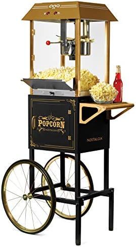 Nostalgia Vintage 10-Ounce Professional Popcorn and Concession Cart | 59" Tall, Makes 40 Cups of ... | Amazon (US)