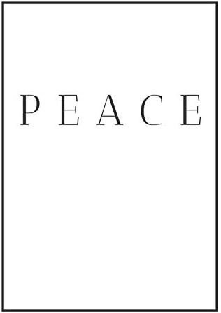 Peace: A decorative book for coffee tables, end tables, bookshelves and interior design styling |... | Amazon (US)