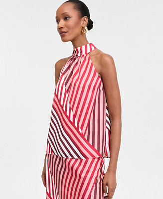 Women's Mock Neck Halter Top, Exclusively at Macy's | Macy's