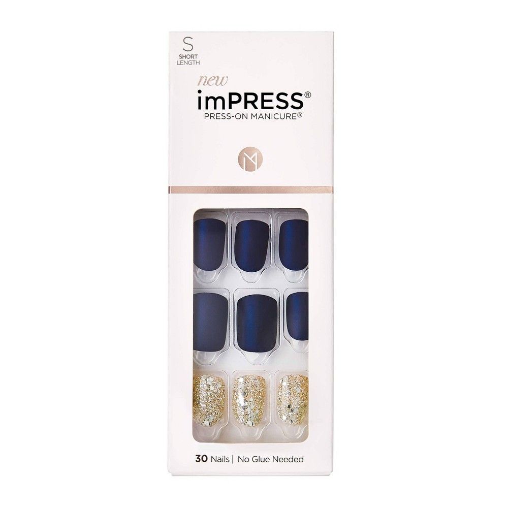 Kiss imPRESS Press-On Manicure False F2:F28 Nails - Wannabe Star - 30ct | Target