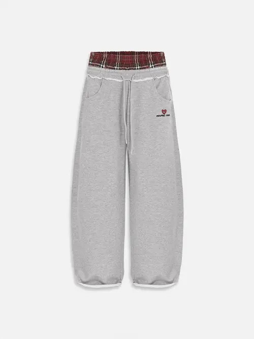 AELFRIC EDEN Double Waist Baggy Sweatpants in Grey at Nordstrom, Size Medium | Nordstrom