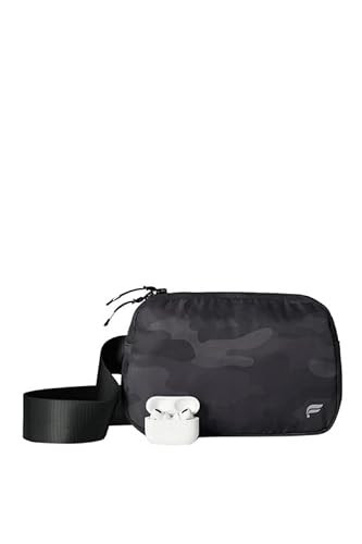 Fabletics The Big Belt Bag, Quick Dry, Zip Pockets, Hidden Pockets, Reflective, Black Tactical Camo, OS | Amazon (US)