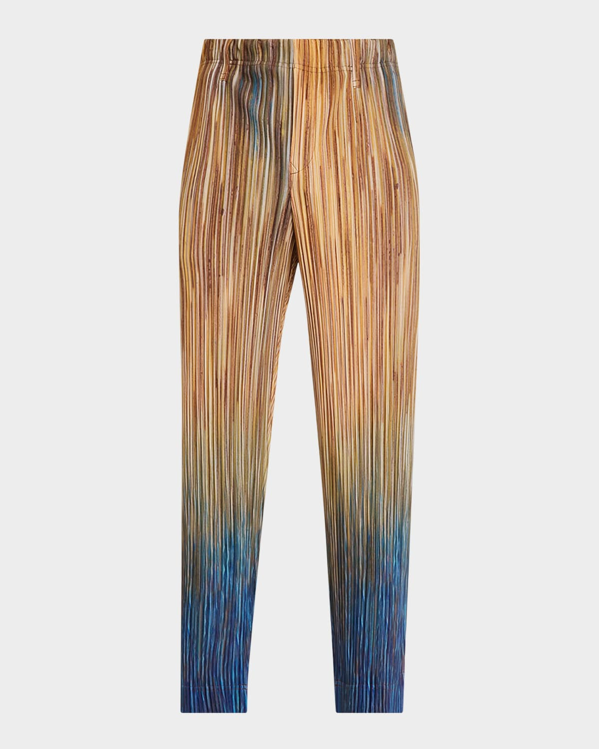 Men & apos;s Paintbrush Agate-Print Pleated Trousers | Neiman Marcus