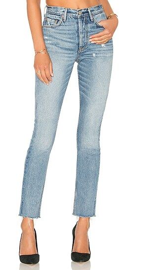 GRLFRND x REVOLVE Karolina High-Rise Skinny Jean in Without Love | Revolve Clothing