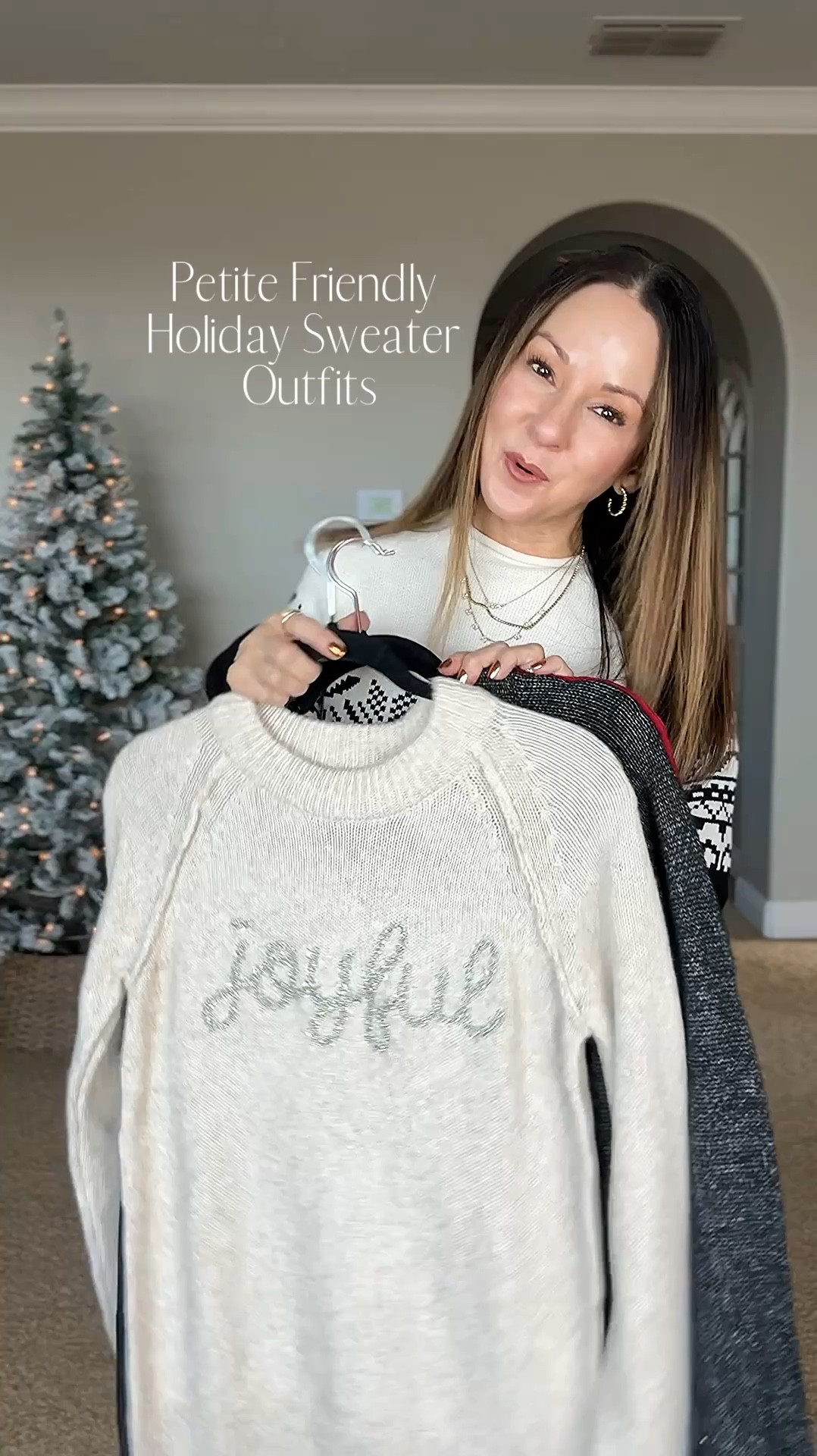 🎄4 Petite Friendly Holiday Sweater Outfits from @maurices
💥40-70% off Sitewide today!  
For reference: I’m 5’1”, 110lbs
Everything is from maurices & unaltered. 
Sweaters all XS
Faux Leather Pants 0 short
*Merry Sweater has sold out 

Holiday outfits, Holiday sweater, petite friendly style,  petite outfits, petite bottoms, faux leather pants, Christmas outfit ideas, holiday office workwear fashion,




#LTKSaleAlert #LTKHoliday #LTKSeasonal