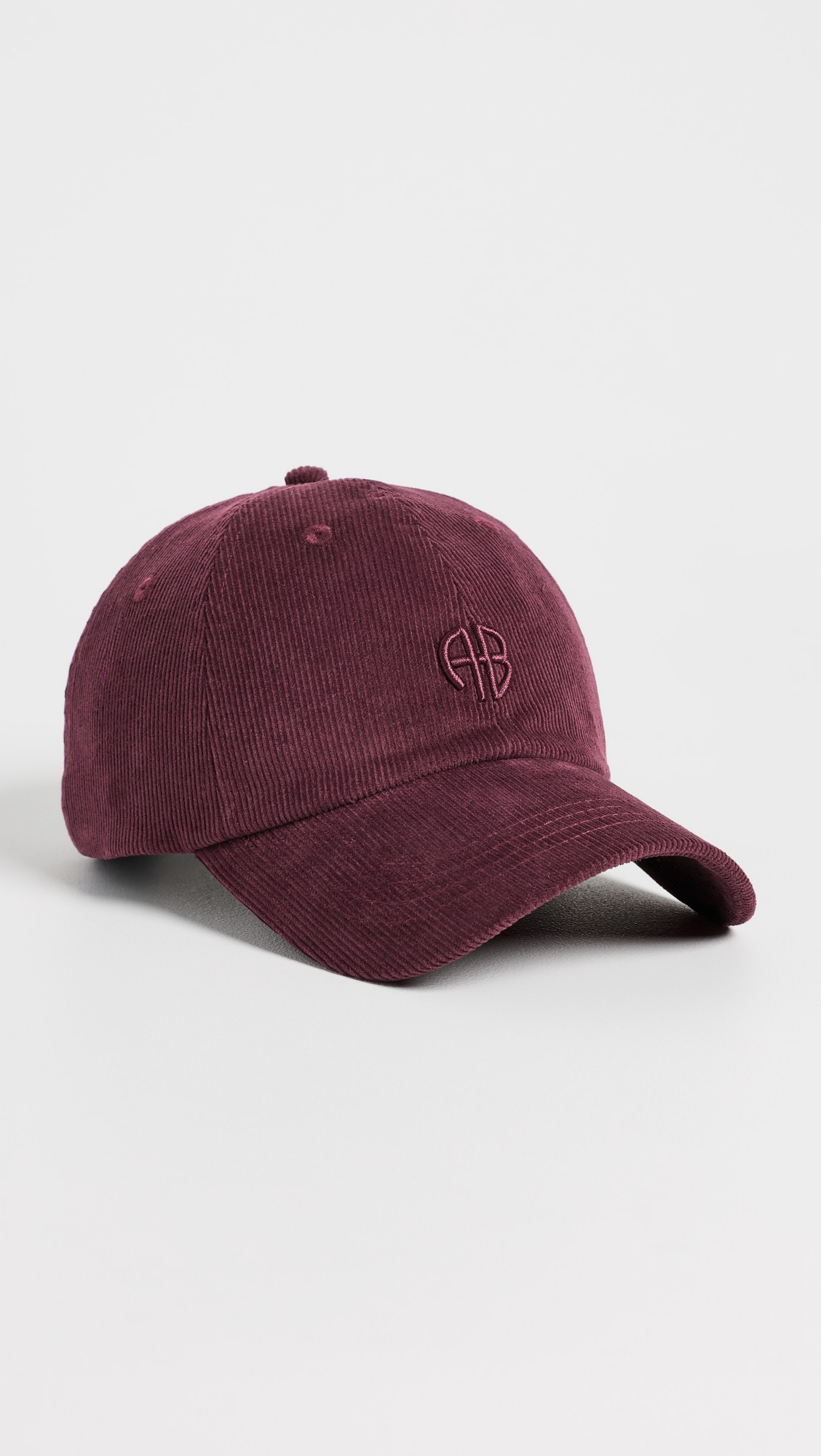 ANINE BING Jeremy Corduroy Baseball Cap Fig One Size | Shopbop
