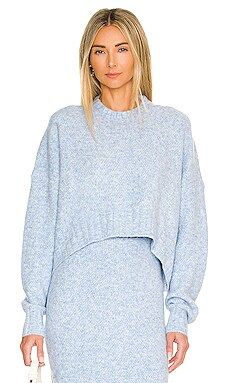 SNDYS Late Lunch Sweater in Blue from Revolve.com | Revolve Clothing (Global)