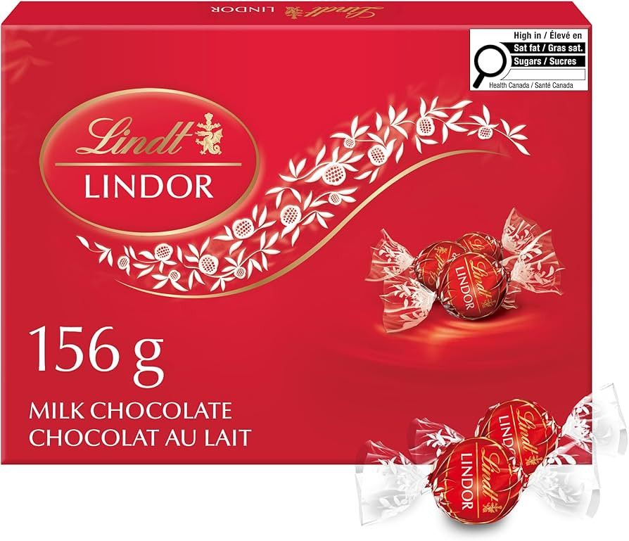 Lindt LINDOR Milk Chocolate Truffles Gift Box, 156-Gram Box, Chocolate Gift Box Perfect for Gifti... | Amazon (CA)