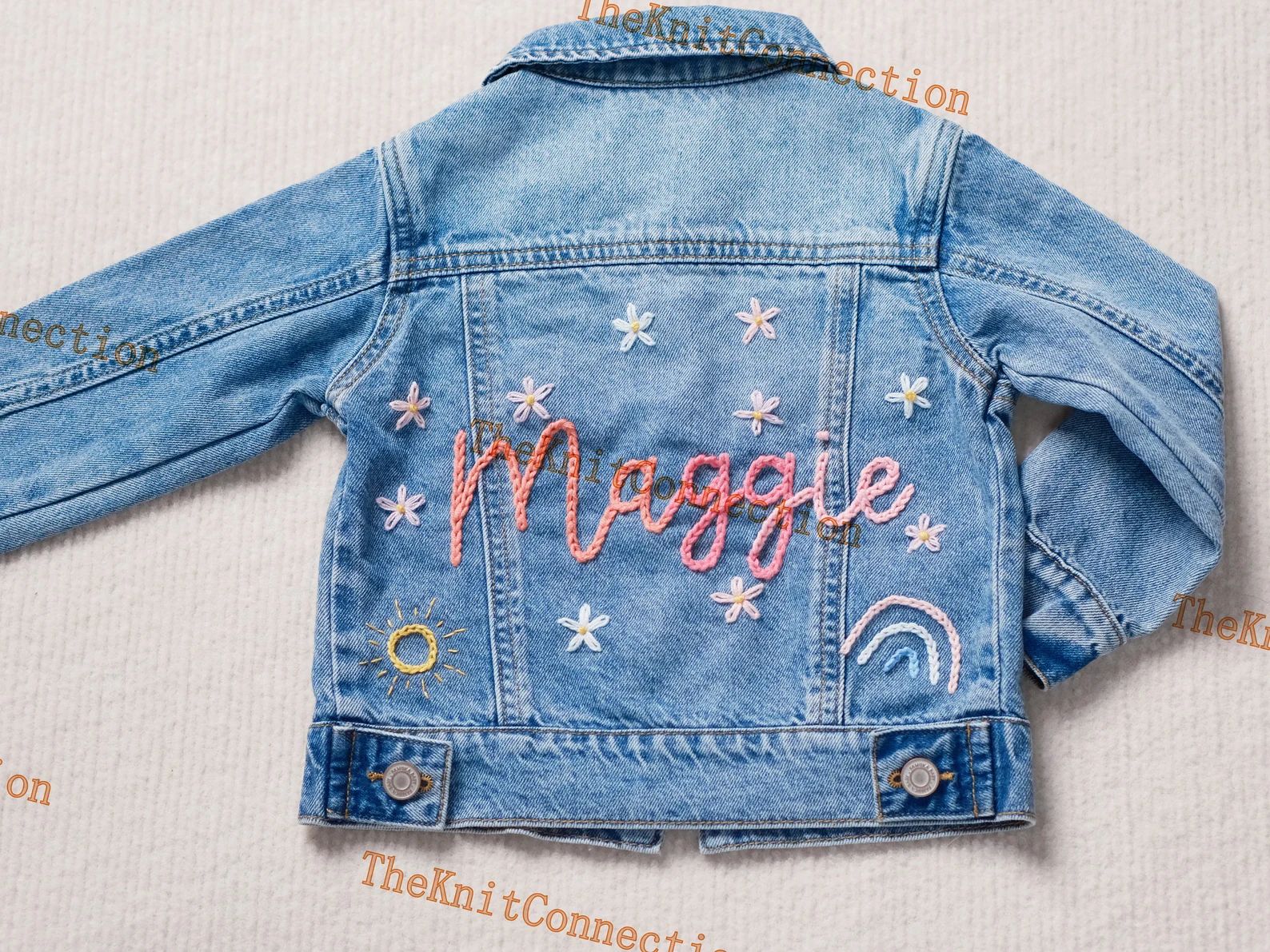 Charming Personalized Denim Jacket for Babies and Toddlers Custom Name Jean Jacket Ideal Gift for... | Etsy (US)