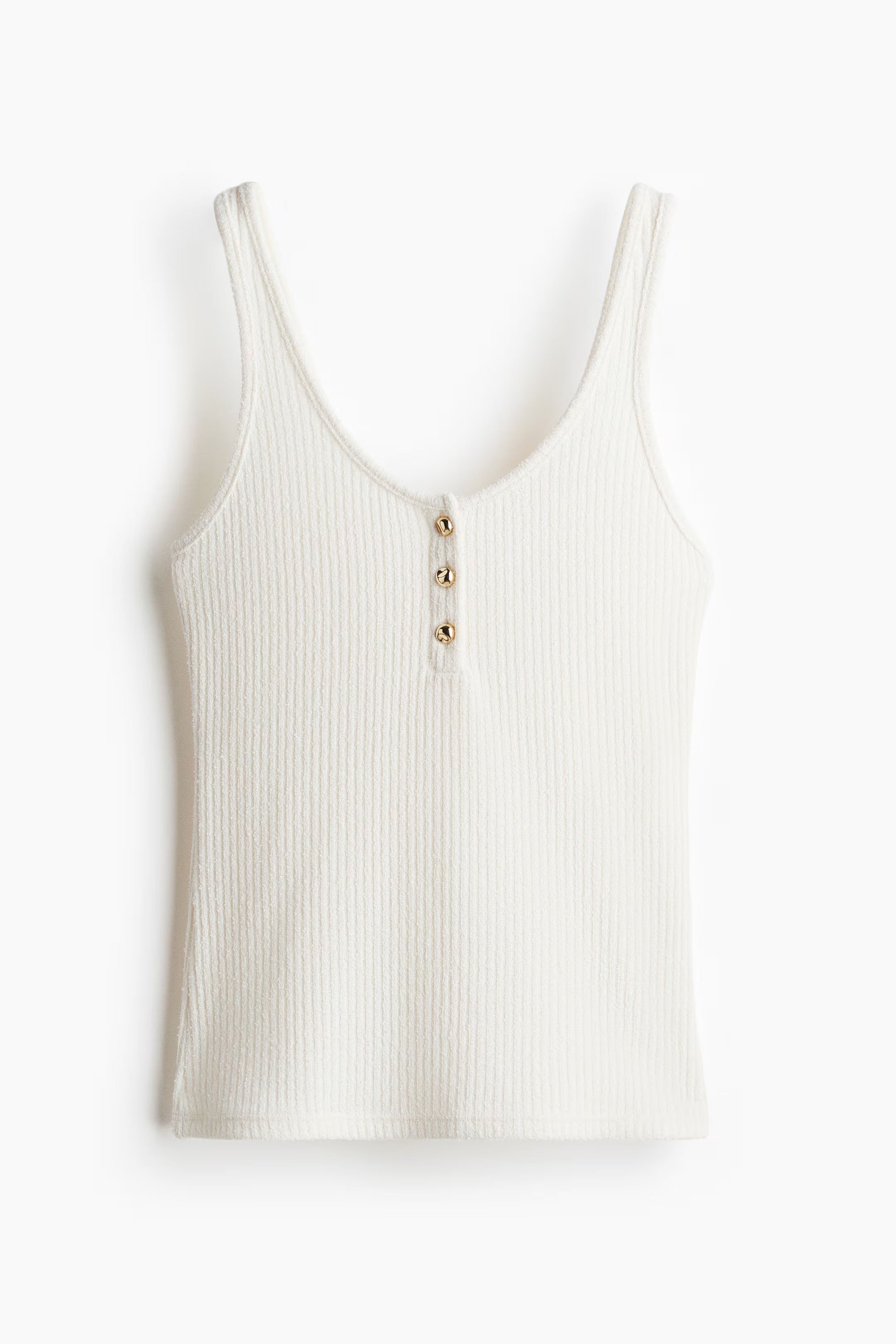 Rib-Knit Tank Top | H&M (US + CA)