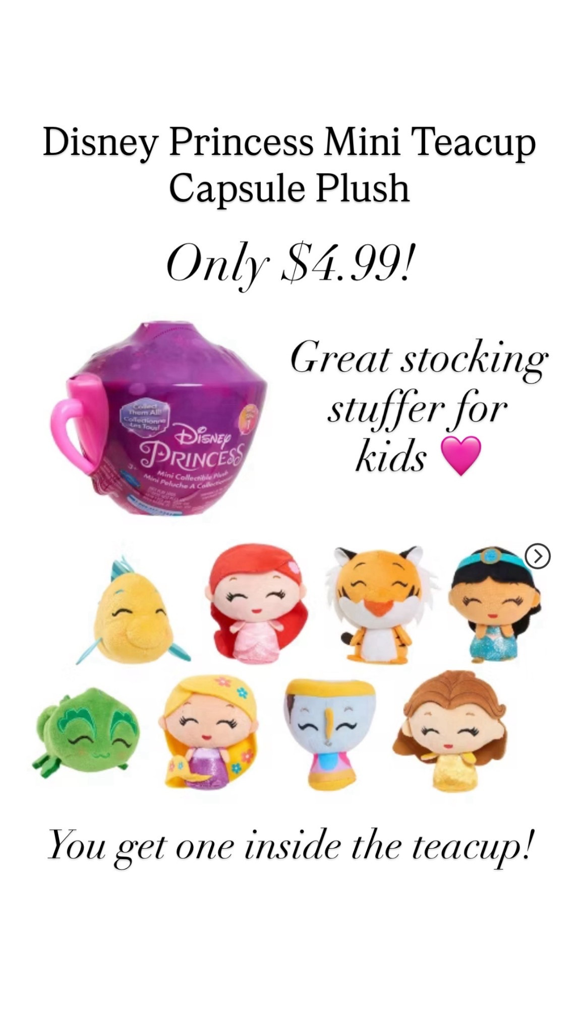 Disney Princess Mini Teacup Capsule Plush

#LTKKids #LTKHoliday #LTKGiftGuide