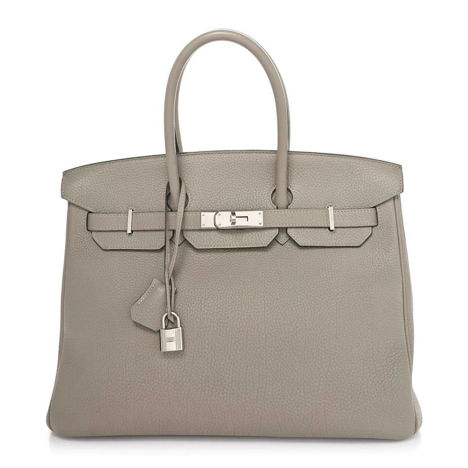 Togo Birkin 35 Gris Tourterelle | FASHIONPHILE (US)