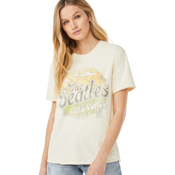 Scoop Women's The Beatles Here Comes The Sun T-Shirt | Walmart (US)