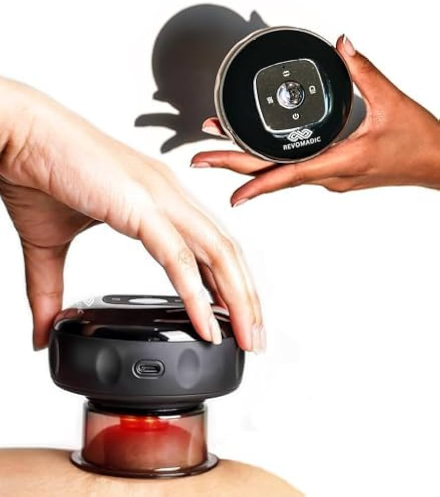 REVO The Original 4-in-1 Smart Cupping Therapy Massager, Red Light Therapy for Targeted Pain Reli... | Amazon (US)