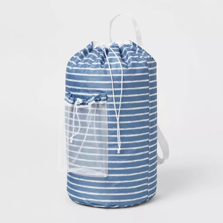 Backpack Laundry Bag Textured Striped - Brightroom™ | Target