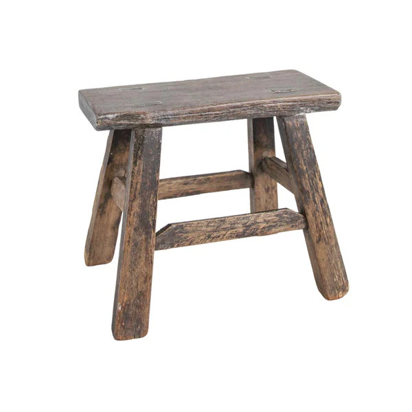 Vintage Mini Elm Stool XLIII | Meridian