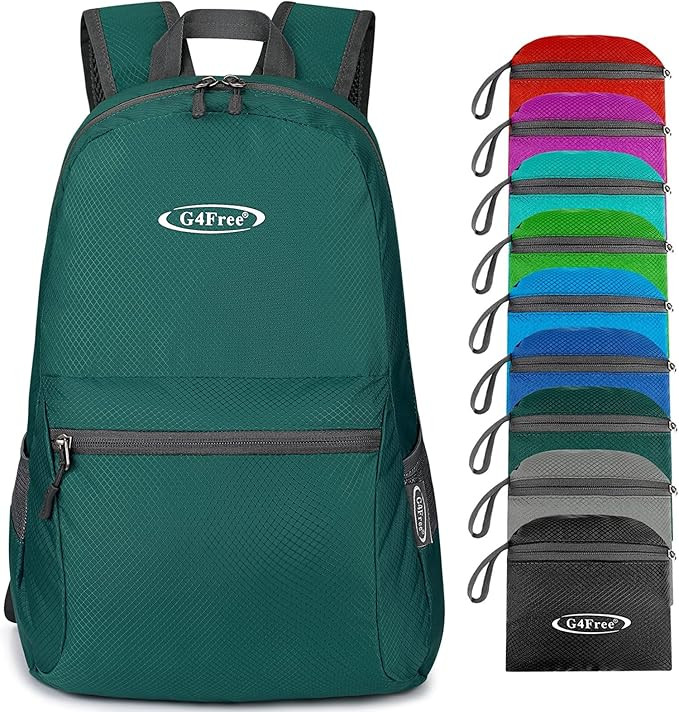 G4Free 20L Lightweight Packable Backpack Travel Hiking Daypack Foldable | Amazon (US)