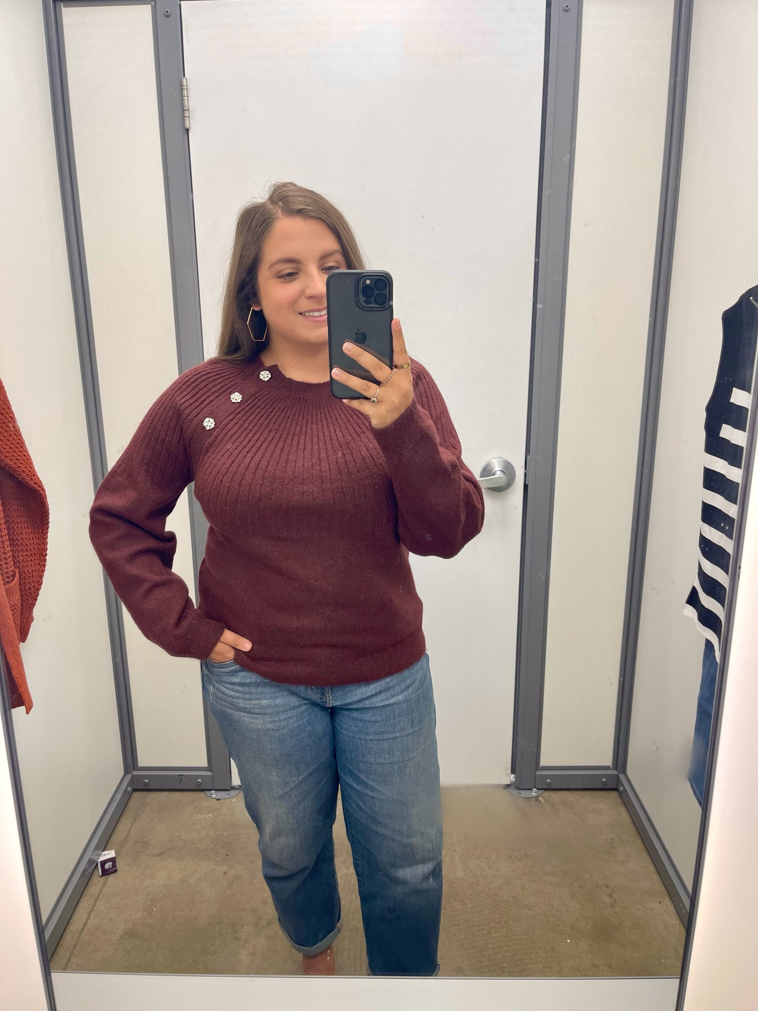 Walmart Fall Finds 🍂 // I ran into my local Walmart the other day and they have so many cute pieces for fall! These were my top 8 pieces that I tried on…all sizing is below! I’m 5’0” usually a M 8/10. 

*Floral Dress: TTS, wearing M
*Striped Pullover: TTS, wearing M
*Burgundy Sweater: TTS, wearing M
*Rust Cardigan: TTS, went with M
*Skinny Jeans: Run small, sized up one
*Cargo Jeans: Run small, sized up one
*Beige Shacket: wearing M (oversized at TTS, size down for more fitted)
*Beige Hoodie: TTS, wearing M

Walmart Fashion // Fall Fashion // Fall Style // Shacket // Floral Dress // Teacher Outfit // Fall Outfit 

#WalmartFashion #FallFashion #FallStyle #Shacket #FloralDress #TeacherOutfit #FallOutfit 

#LTKFindsUnder50 #LTKStyleTip #LTKFindsUnder100
