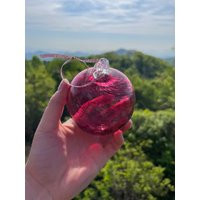 Pink Ornament With Pink Ribbon | Etsy (US)