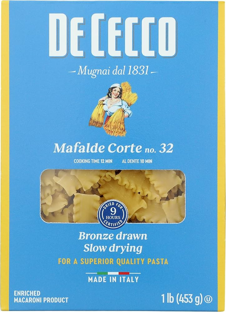 De Cecco Pasta Mafalde Corte Pasta, 16 Oz | Amazon (US)