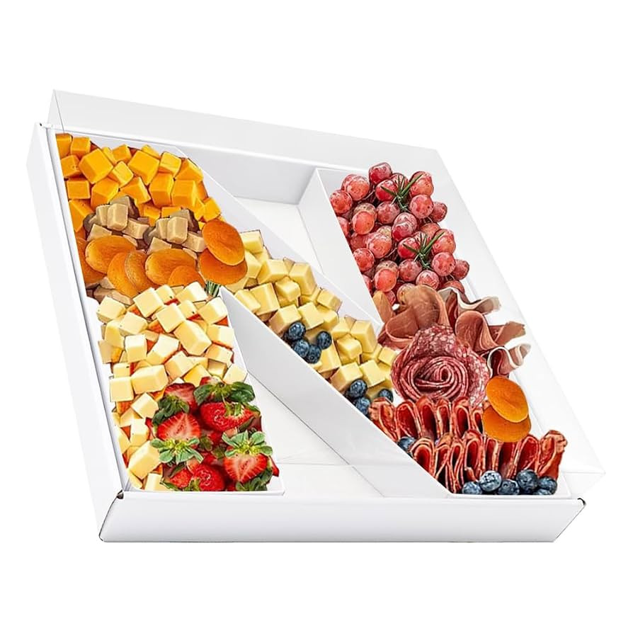 12.5inch Fillable Paper Mache Number Letter Cardboard Cutouts Charcuterie Board Food Sweet Cupcak... | Amazon (US)